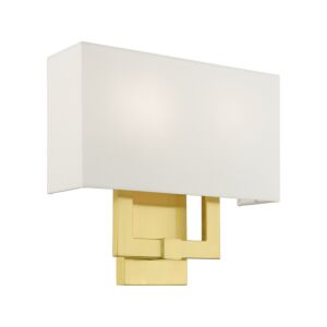 ADA Wall Sconces 2-Light Wall Sconce in Satin Brass