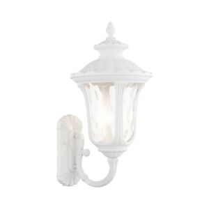 Oxford 3-Light Outdoor Wall Lantern in Textured White