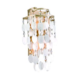 Dolce Capiz Shell and Crystal 2-Light Wall Sconce