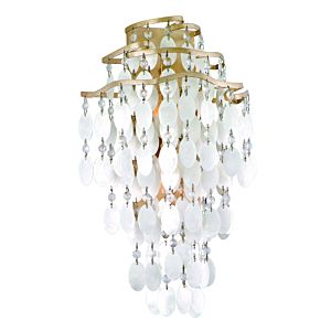 Dolce Capiz Shell and Crystal 2-Light Wall Sconce