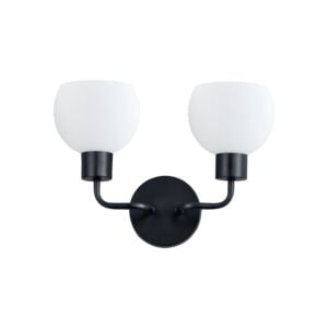 Coraline 2-Light Wall Sconce in Black