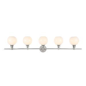 Collier 5-Light Wall Sconce in Chrome