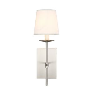 Eclipse 1-Light Wall Sconce in Burnished Nickel