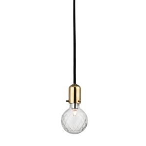 Hudson Valley Marlow 7 Inch Pendant Light in Aged Brass