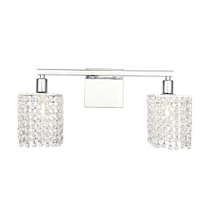 Phineas 2-Light Wall Sconce in Chrome