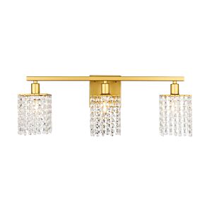 Phineas 3-Light Wall Sconce in Brass