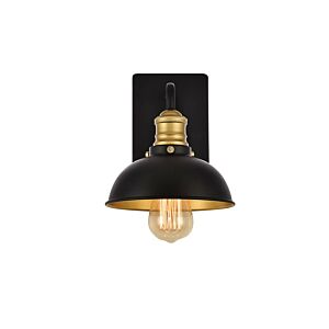 Anders 1-Light Wall Sconce in black