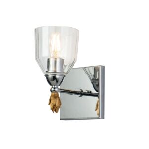 Felice 1-Light Wall Sconce in Polished Chrome