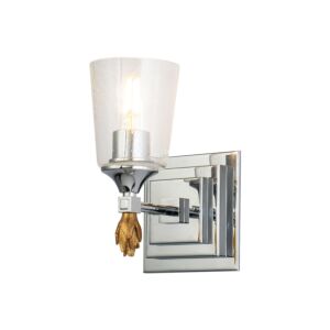 Vetiver 1-Light Wall Sconce in Polished Chrome