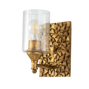 Mosaic 1-Light Wall Sconce in Gold