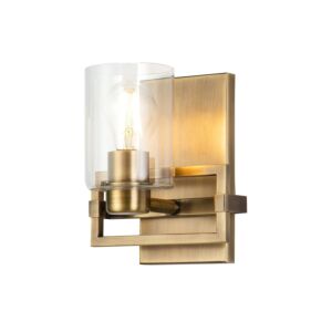 Estes 1-Light Wall Sconce in Antique Brass
