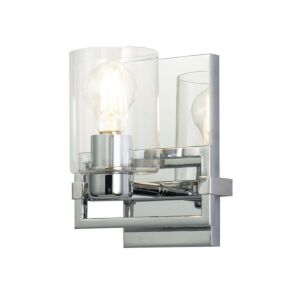 Estes 1-Light Wall Sconce in Polished Chrome