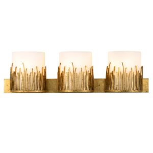 Sawgrass 3-Light Bathroom Vanity Light in Gold