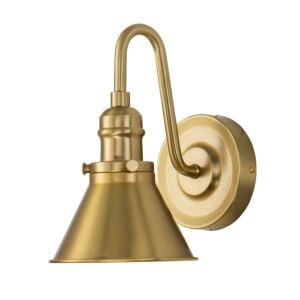 Provence 1-Light Wall Sconce in Aged Brass