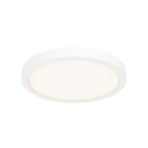 1-Light LED Flush Mount in White