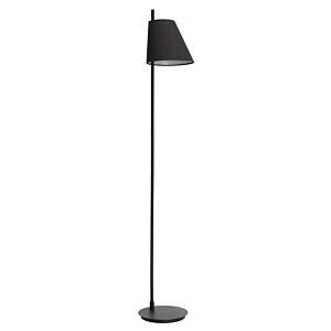 Estaziona 1-Light Floor Lamp in Structured Black