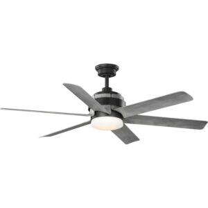 Kaysville 1-Light 56" Outdoor Ceiling Fan in Graphite