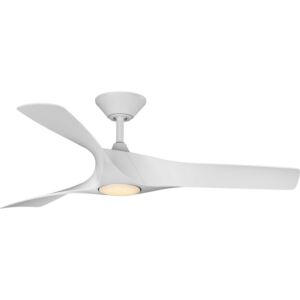 Ryne 1-Light 52" Outdoor Ceiling Fan in Satin White