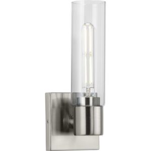 Clarion 1-Light Bathroom Vanity Light Bracket in Brushed Nickel