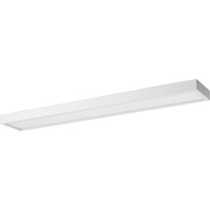 Everlume LED 1-Light LED Linear Bathroom Vanity Light in Satin White