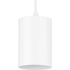 5In Cyl Rnds 1-Light Pendant in White