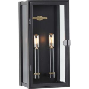 Stature 2-Light Wall Lantern in Oil Rubbed Bronze