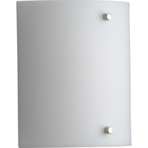 Curve LED 1-Light LED Wall Sconce in Opal White