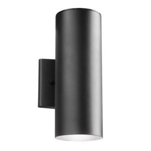 Kichler Signature 2 Light Small Outdoor Wall Light in Textured Black