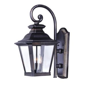 Maxim Knoxville 3 Light Outdoor Wall Lantern in Bronze