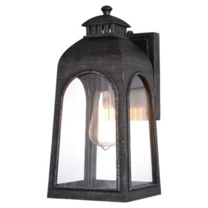 Pilsen 1-Light Outdoor Wall Mount in Brushed Charcoal