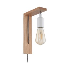 Tocopilla 1-Light Wall Sconce in Natural Wood