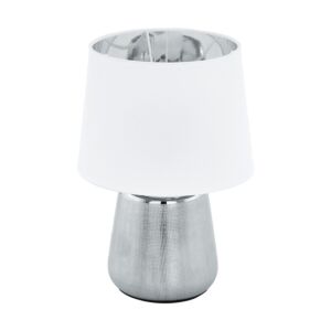 Manalba 1 1-Light Table Lamp in Silver