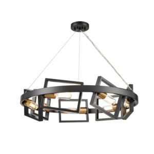 DVI Northwest Passage 7-Light Chandelier in Multiple Finishes and Graphite