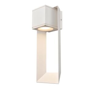 Gaspe Outdoor 1-Light Outdoor Wall Sconce in Matte White