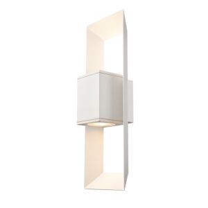 DVI Gaspe Outdoor 2-Light Outdoor Wall Sconce in Matte White