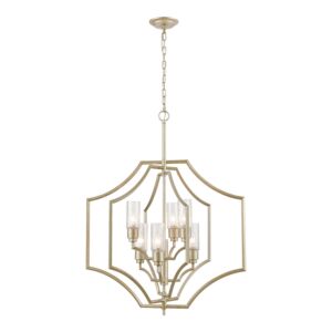 Cheswick 6-Light Chandelier in Aged Silver