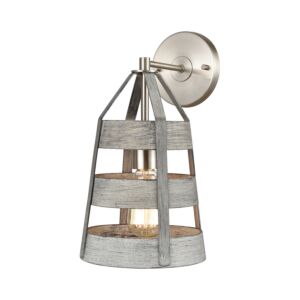 Brigantine 1-Light Wall Sconce in Weathered Driftwood