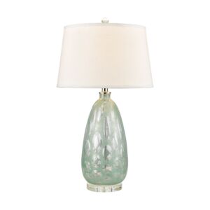 Bayside Blues 1-Light Table Lamp in Green