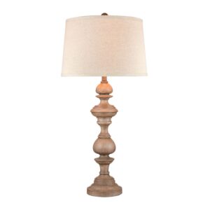 Copperas Cove 1-Light Table Lamp in Washed Oak