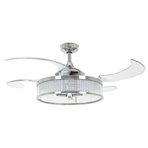 Corbelle 3-Light 48in Hanging Ceiling Fan in Chrome