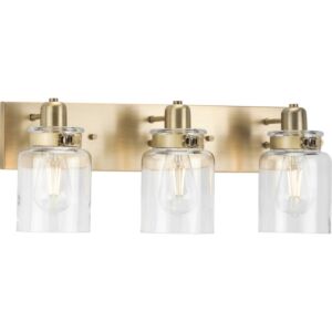 Calhoun 3-Light Bathroom Vanity Light Bracket in Vintage Brass