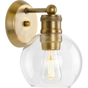 Hansford 1-Light Bathroom Vanity Light Bracket in Vintage Brass