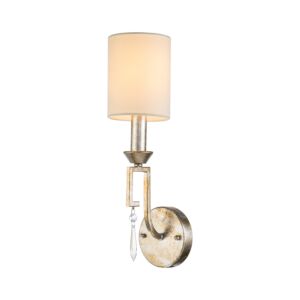 Lemuria 1-Light Wall Sconce in Antique Silver
