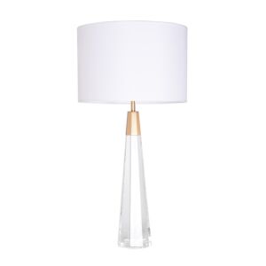 Monroe 1-Light Buffet Lamp in Brushed Brass