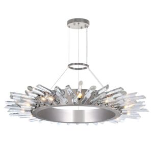 Thorns 12-Light Chandelier with Polished Nickel finish