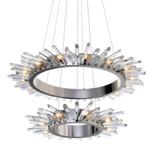 Thorns 23-Light Chandelier with Polished Nickel finish