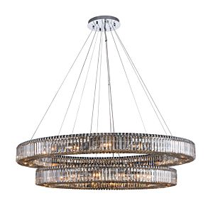  Rondelle Contemporary Chandelier in Polished Chrome