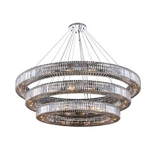  Rondelle 5 Contemporary Chandelier in Polished Chrome