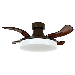 Orbit 2-Light 36" Hanging Ceiling Fan in Oil Rubbed Bronze