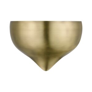 Amador 1-Light Wall Sconce in Antique Brass